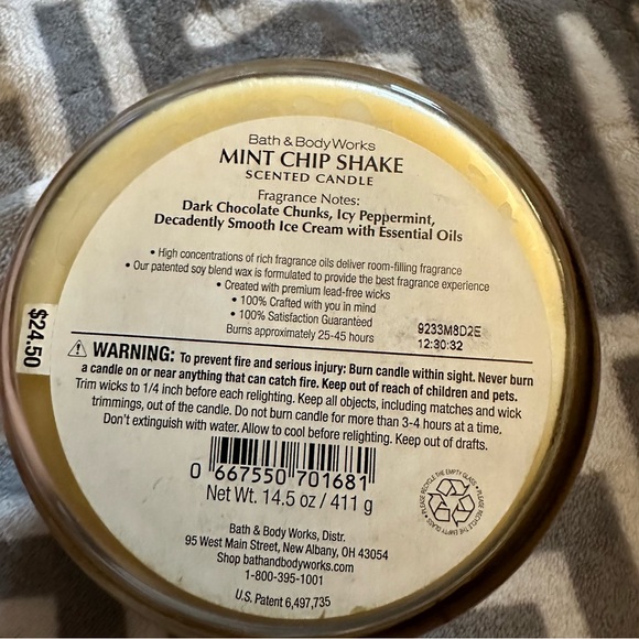 Bath and Body work Mint chip shake - Picture 3 of 3